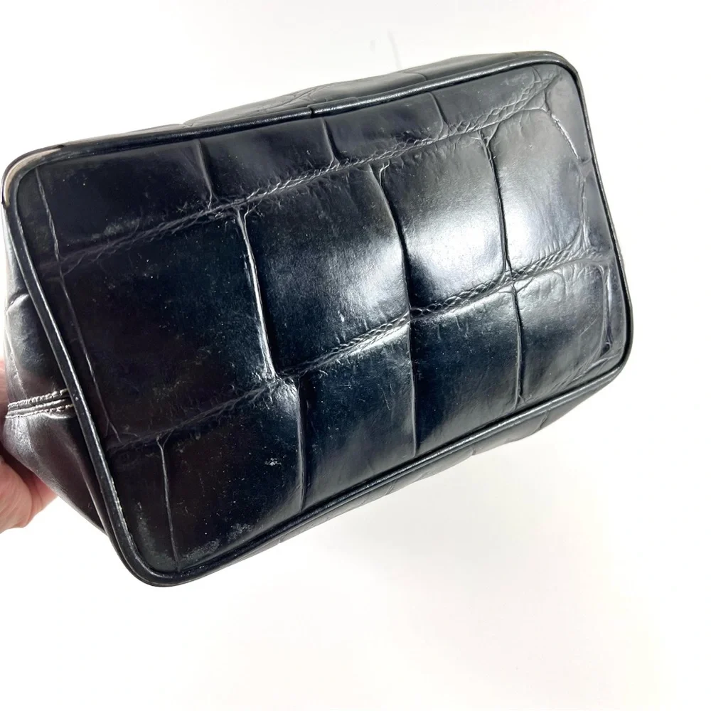 Dooney & Bourke Leather Shoulder Bag Black - Picture 5 of 13